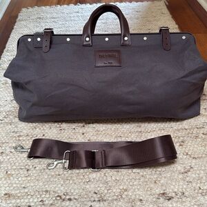 Duffel Bag in Dark Brown by Dieter Diek